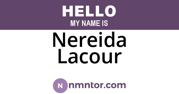 Nereida Lacour