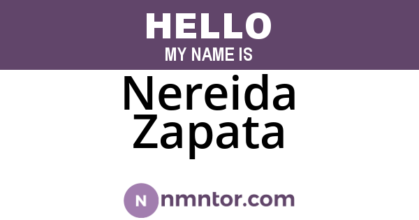 Nereida Zapata