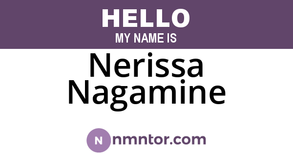 Nerissa Nagamine
