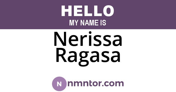 Nerissa Ragasa