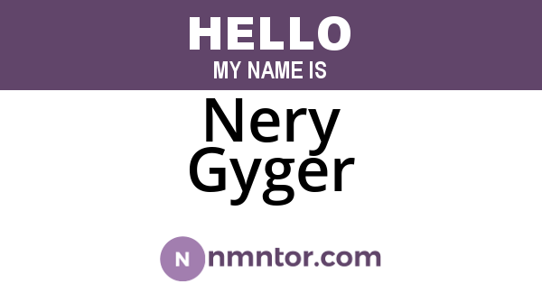 Nery Gyger