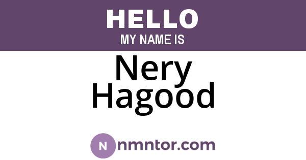 Nery Hagood