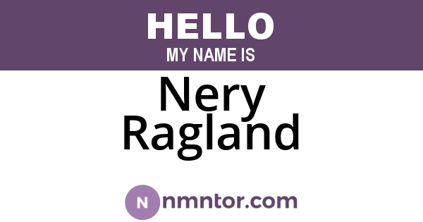 Nery Ragland