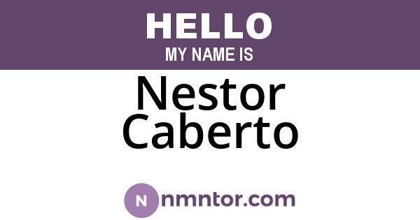 Nestor Caberto
