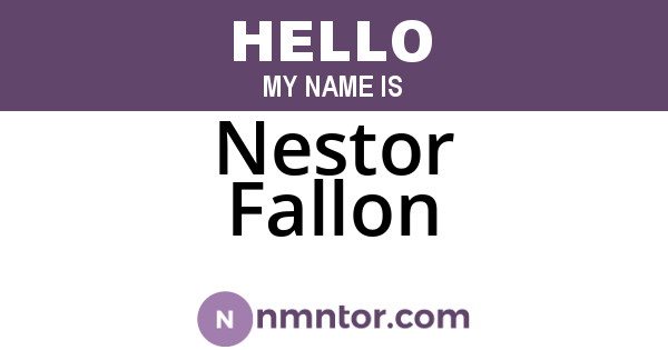 Nestor Fallon