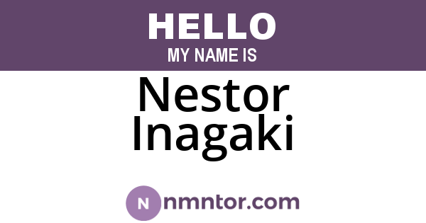 Nestor Inagaki