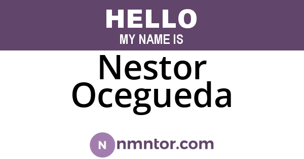 Nestor Ocegueda