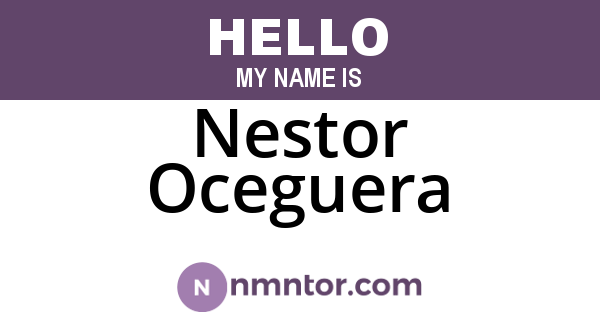 Nestor Oceguera