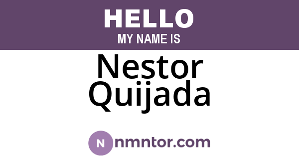 Nestor Quijada