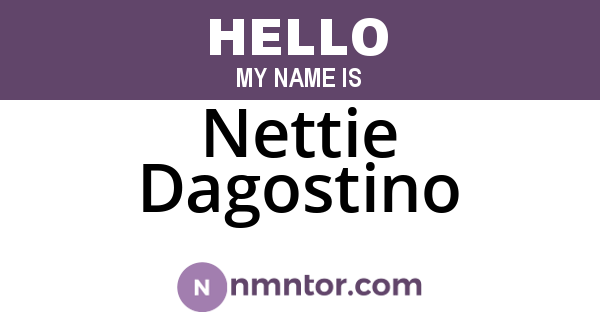 Nettie Dagostino