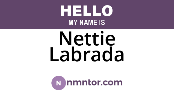 Nettie Labrada