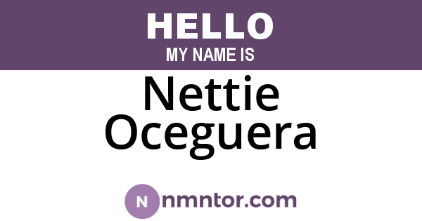 Nettie Oceguera
