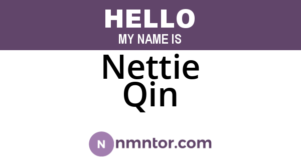 Nettie Qin