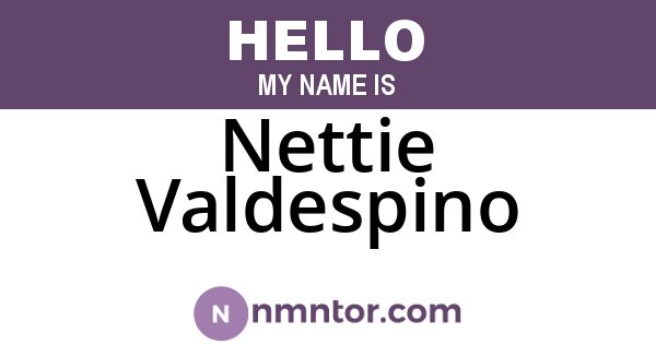 Nettie Valdespino