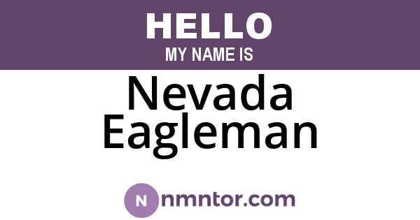 Nevada Eagleman