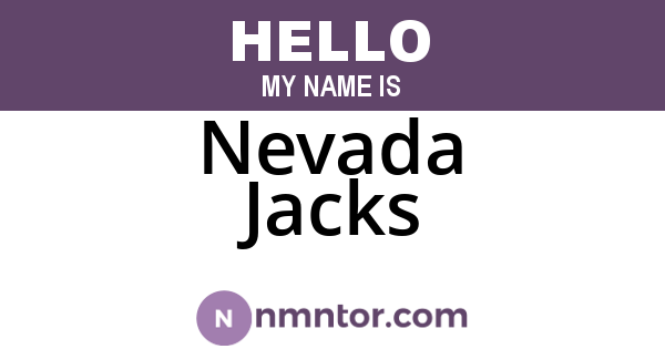 Nevada Jacks