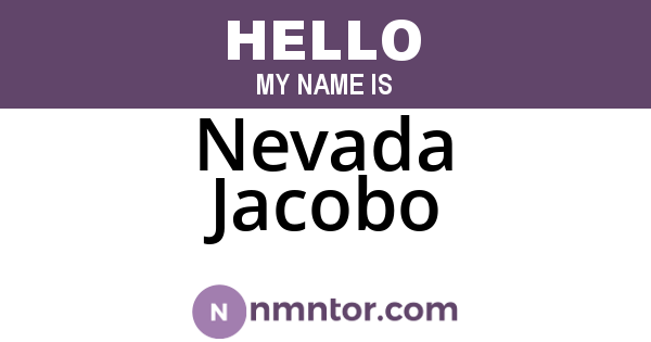 Nevada Jacobo