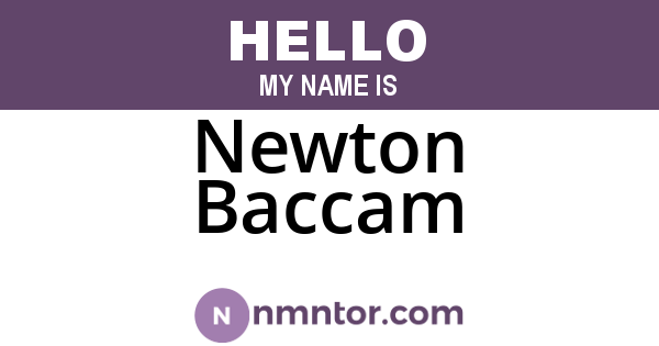Newton Baccam