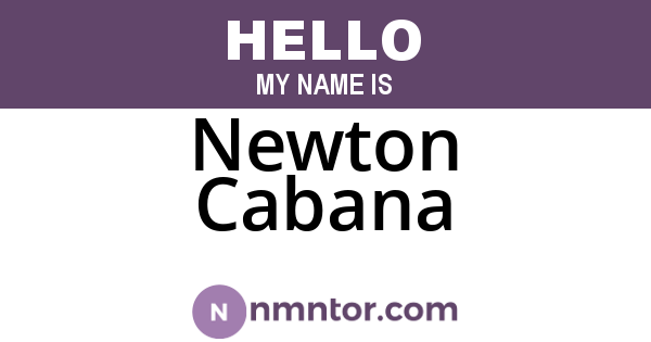 Newton Cabana