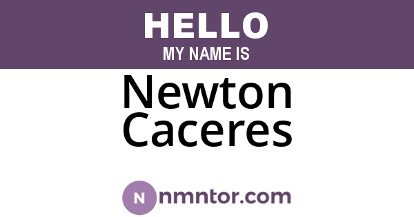 Newton Caceres