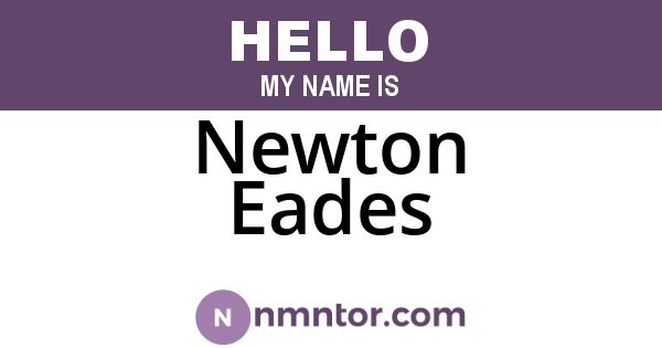 Newton Eades
