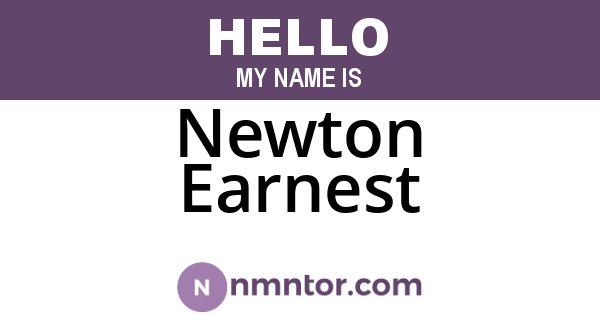 Newton Earnest