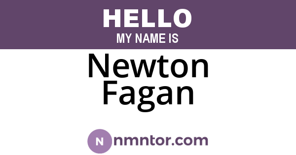 Newton Fagan