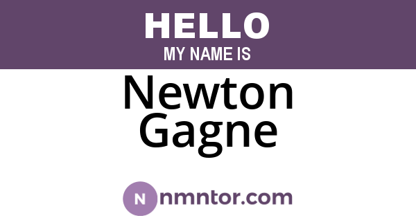 Newton Gagne
