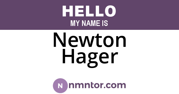 Newton Hager