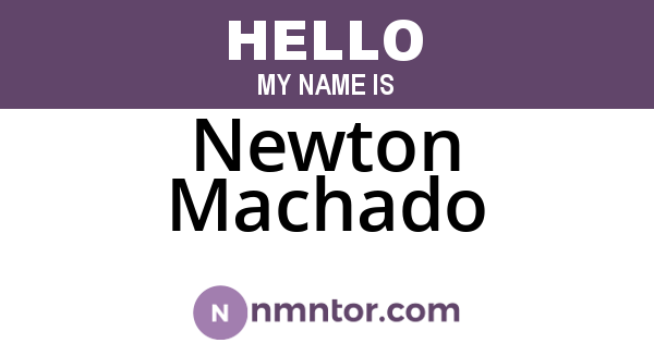Newton Machado
