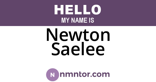 Newton Saelee