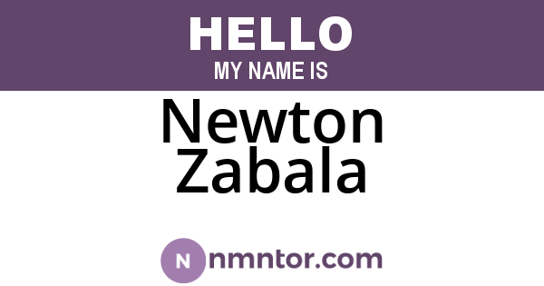 Newton Zabala