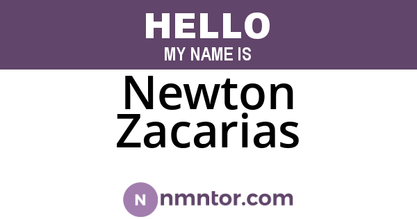 Newton Zacarias