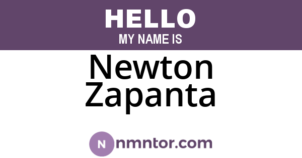 Newton Zapanta