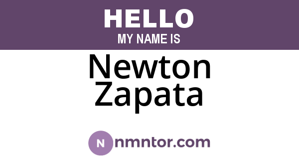Newton Zapata