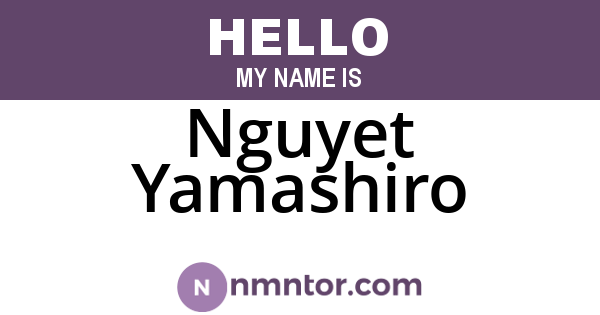 Nguyet Yamashiro