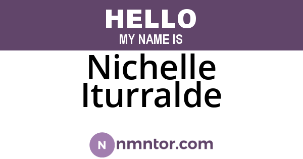 Nichelle Iturralde