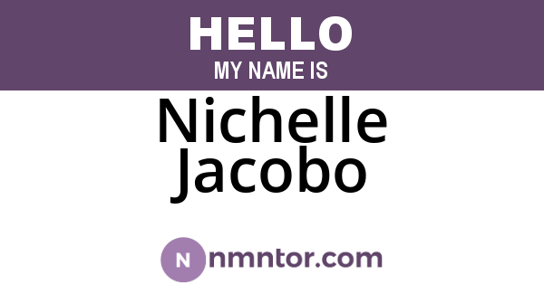 Nichelle Jacobo