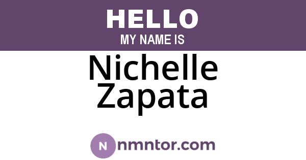 Nichelle Zapata