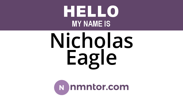 Nicholas Eagle