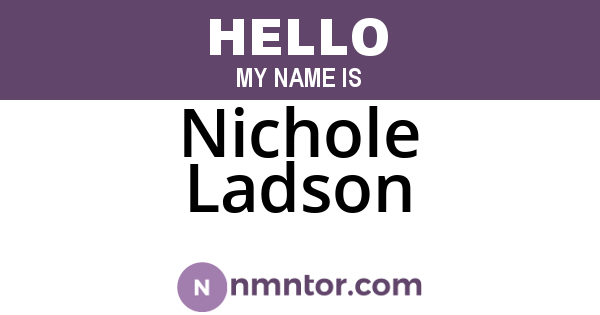 Nichole Ladson