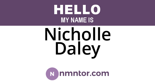 Nicholle Daley