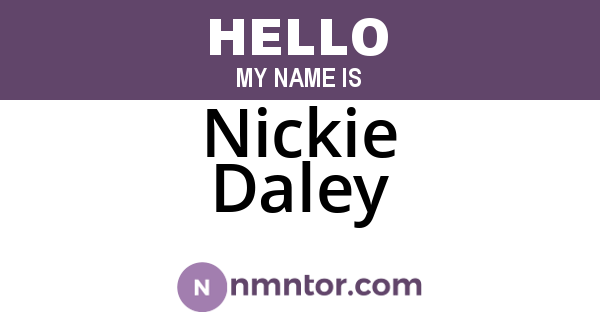 Nickie Daley