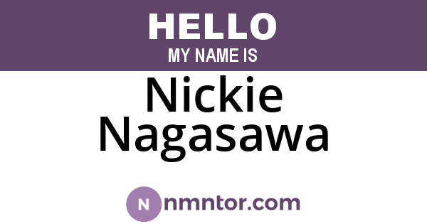 Nickie Nagasawa