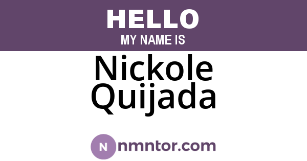 Nickole Quijada