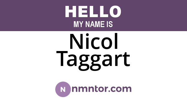 Nicol Taggart