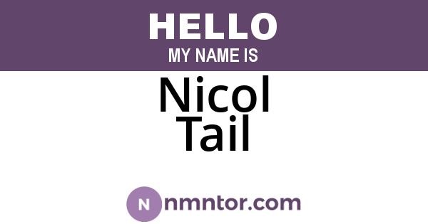 Nicol Tail