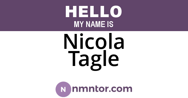 Nicola Tagle