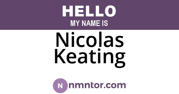Nicolas Keating