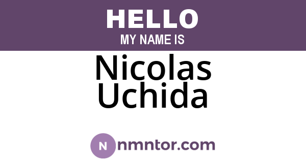 Nicolas Uchida